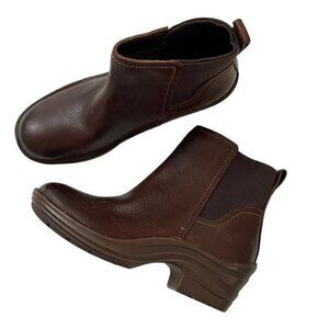 Bionica Women's Comfort Perth Brown Leather Booties Size 6.5 NEW